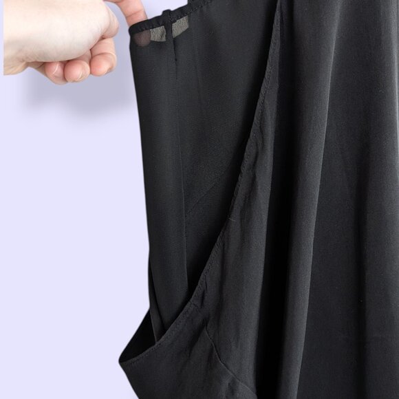 BCBGMaxAzria Silk Sequin Layered Halter Top - Picture 4 of 8